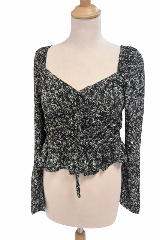 Top Peplum floral femme