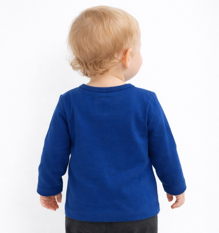 T-shirt bleu royal garçon