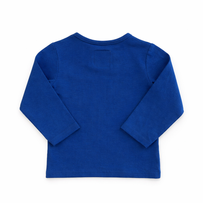 T-shirt bleu royal garçon