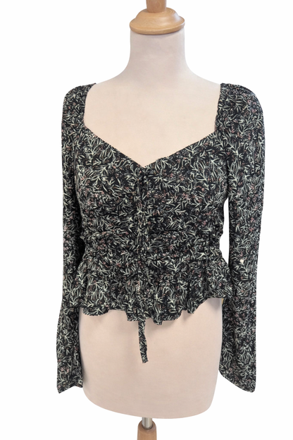 Top Peplum floral femme