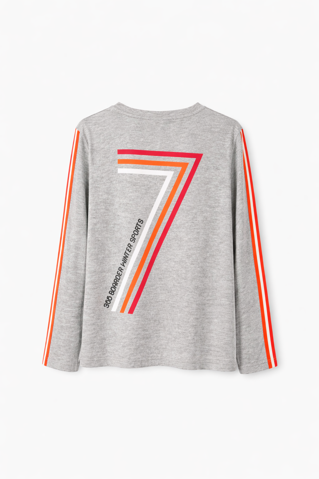 T-shirt longues manches "ski club" garçon