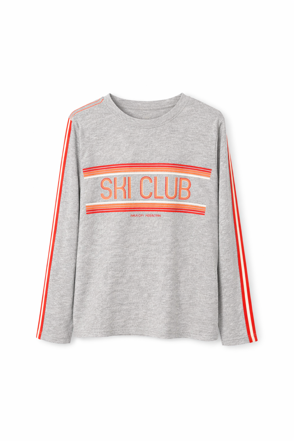 T-shirt longues manches "ski club" garçon