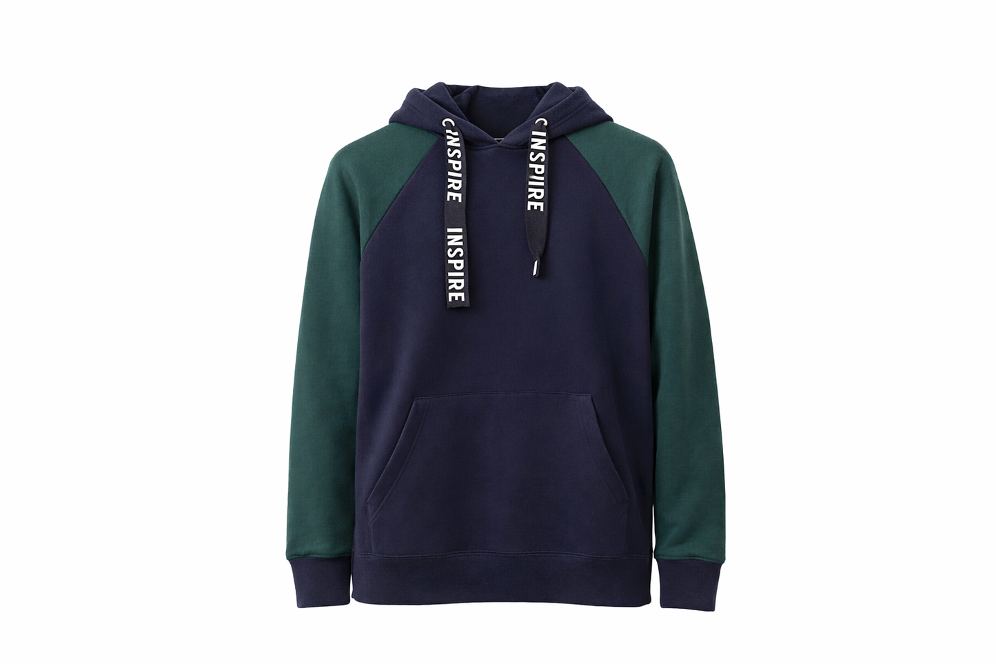 Sweat à capuche bicolore homme