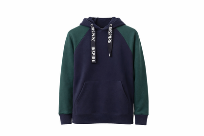 Sweat à capuche bicolore homme