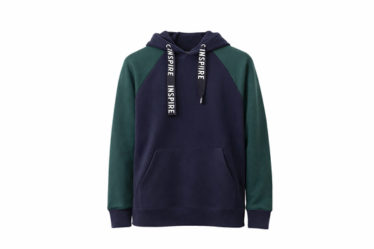 Sweat à capuche bicolore homme