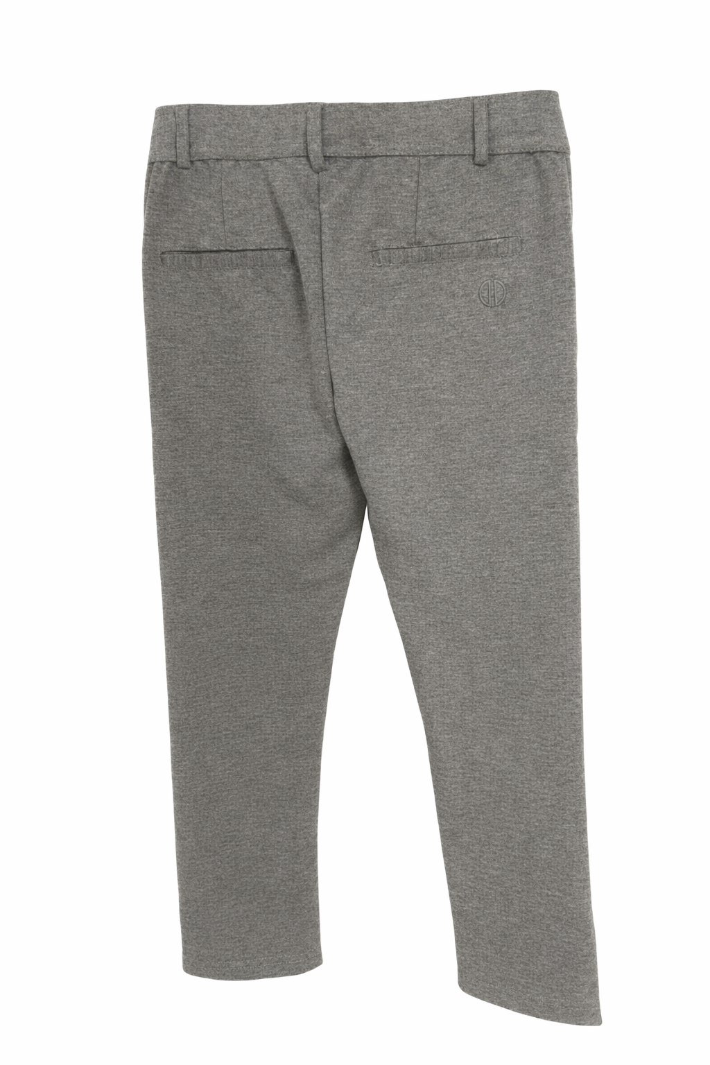 Pantalon Ajusté Gris Chiné Enfant