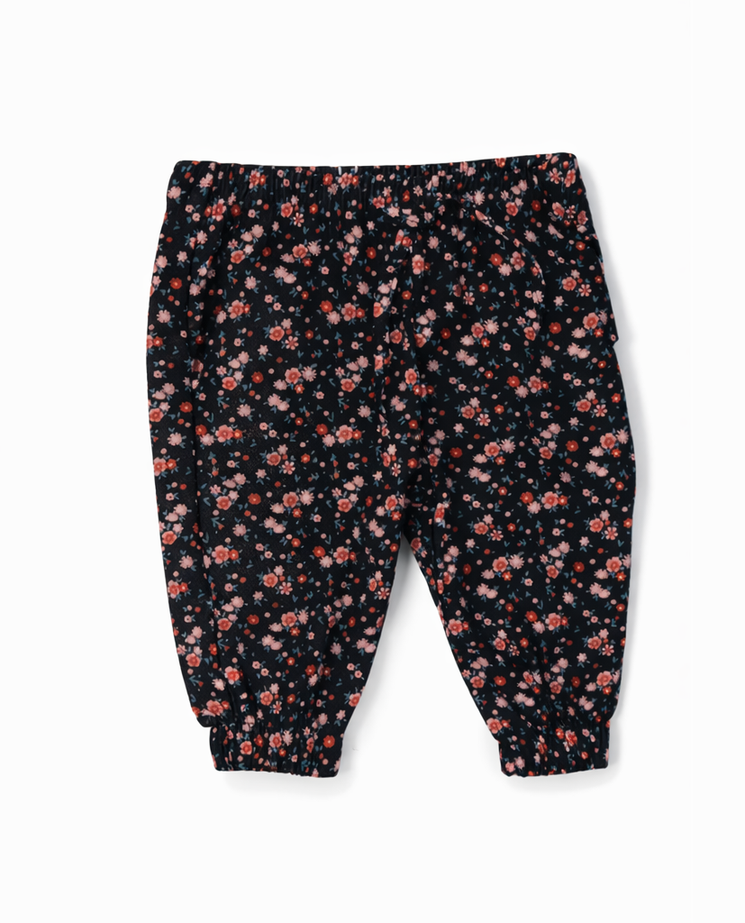 Pantalon à fleurs bébé fille