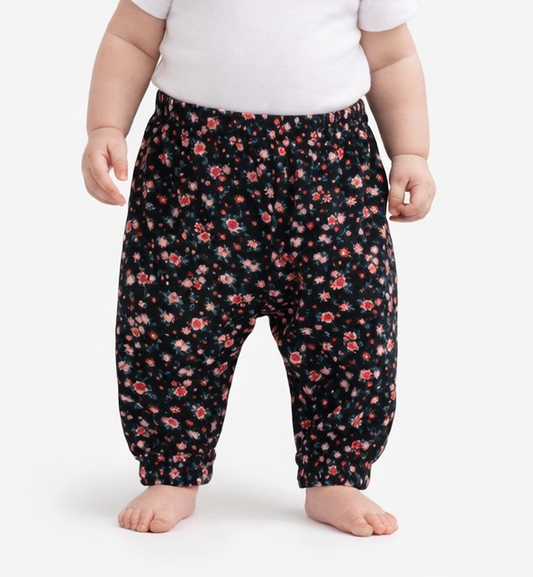 Pantalon à fleurs bébé fille