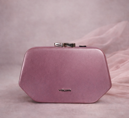 Pochette/Sac rose irisé