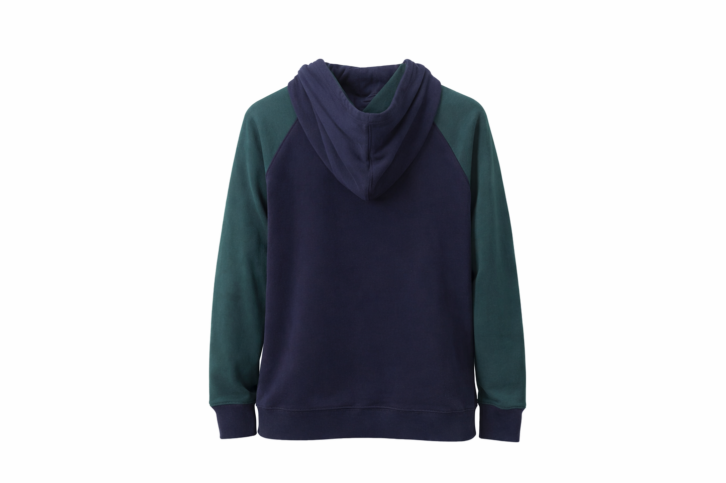 Sweat à capuche bicolore homme