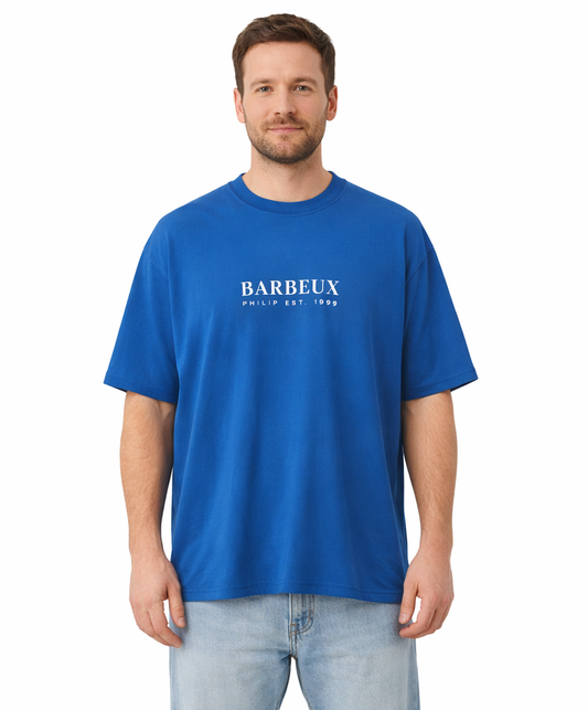 T-shirt Bleu Royal "Barbeux" homme