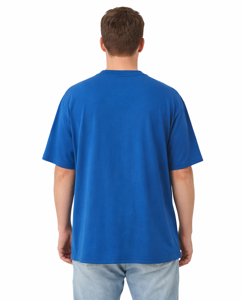 T-shirt Bleu Royal "Barbeux" homme
