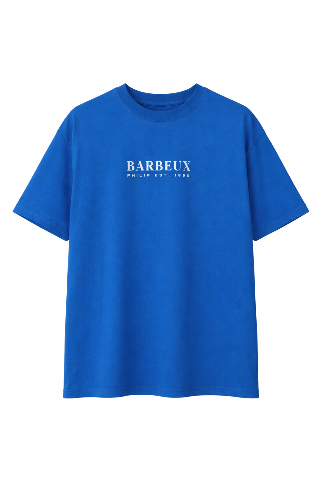 T-shirt Bleu Royal "Barbeux" homme