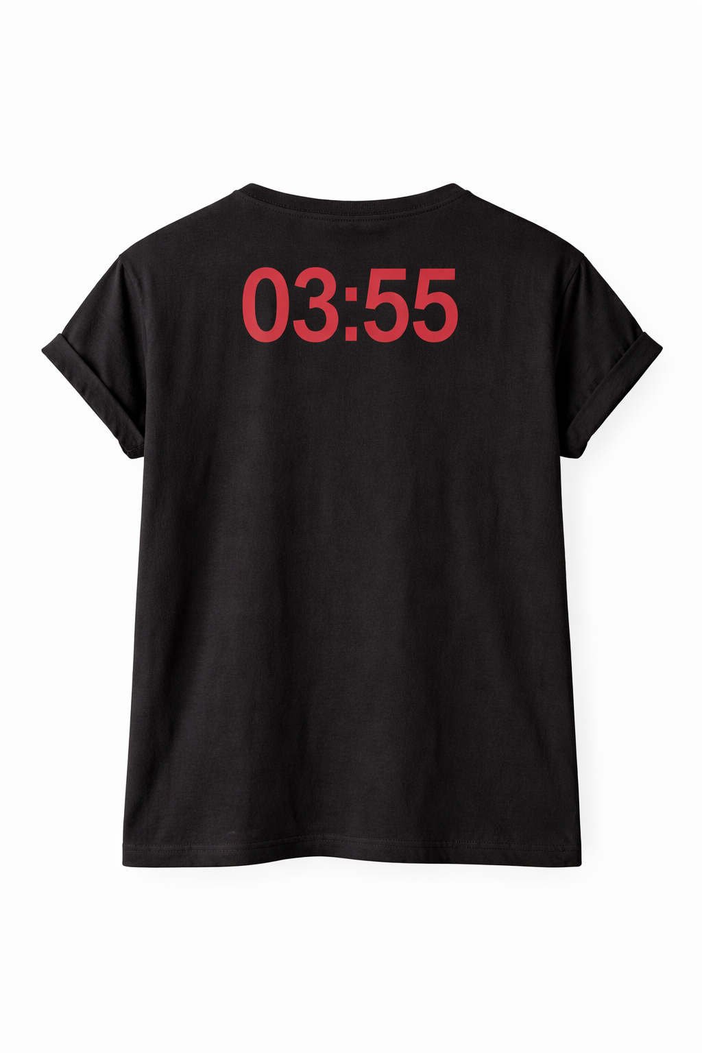 T-shirt noir graphique "Night Fox" femme